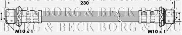 BORG & BECK BBH7102 Гальмівний шланг
