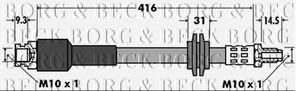 BORG & BECK BBH7425 Гальмівний шланг