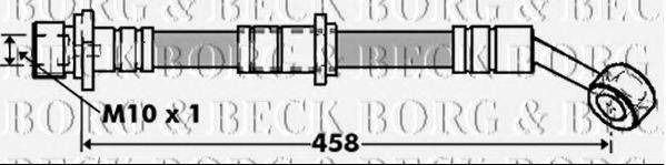 BORG & BECK BBH7437 Гальмівний шланг