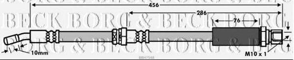 BORG & BECK BBH7548 Гальмівний шланг