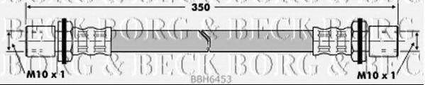 BORG & BECK BBH6453 Гальмівний шланг
