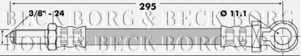 BORG & BECK BBH6529 Гальмівний шланг