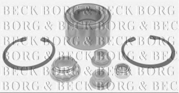 BORG & BECK BWK697 Комплект підшипника маточини колеса