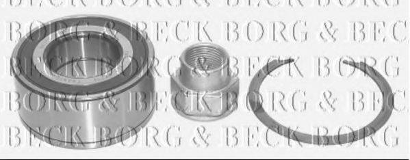 BORG & BECK BWK737 Комплект підшипника маточини колеса