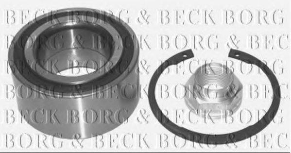 BORG & BECK BWK1020 Комплект підшипника маточини колеса