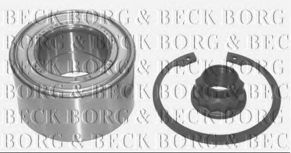 BORG & BECK BWK1048 Комплект підшипника маточини колеса