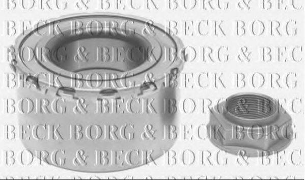 BORG & BECK BWK1128 Комплект підшипника маточини колеса