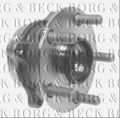 BORG & BECK BWK1158 Комплект підшипника маточини колеса