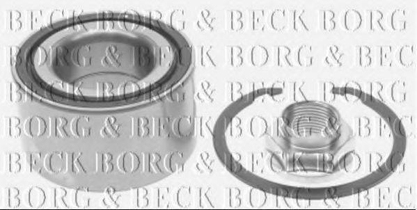 BORG & BECK BWK1162 Комплект підшипника маточини колеса