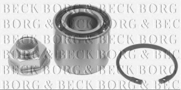 BORG & BECK BWK1243 Комплект підшипника маточини колеса