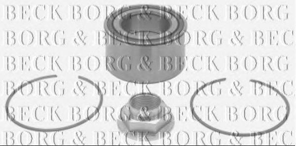 BORG & BECK BWK1249 Комплект підшипника маточини колеса