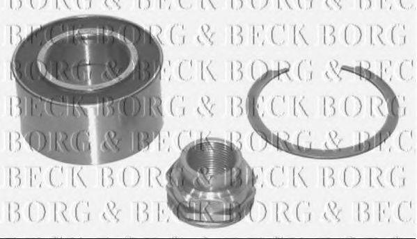 BORG & BECK BWK390 Комплект підшипника маточини колеса