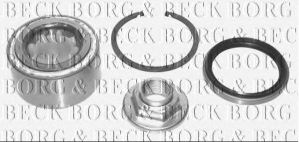 BORG & BECK BWK687 Комплект підшипника маточини колеса