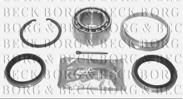 BORG & BECK BWK826 Комплект підшипника маточини колеса