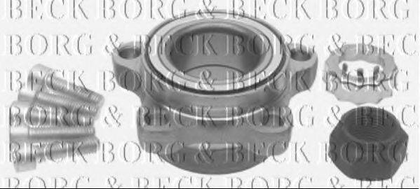 BORG & BECK BWK862 Комплект підшипника маточини колеса