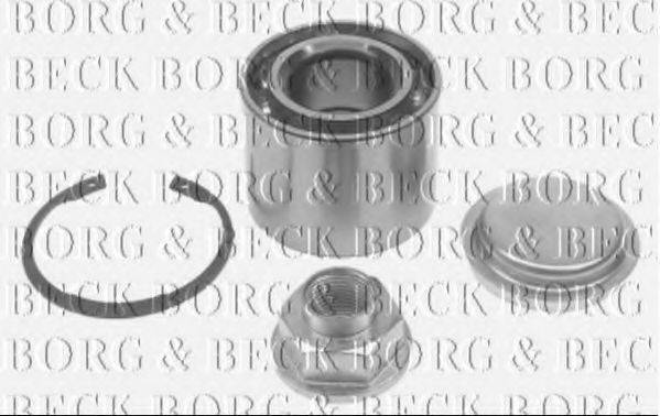 BORG & BECK BWK1244 Комплект підшипника маточини колеса