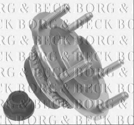 BORG & BECK BWK1280 Комплект підшипника маточини колеса
