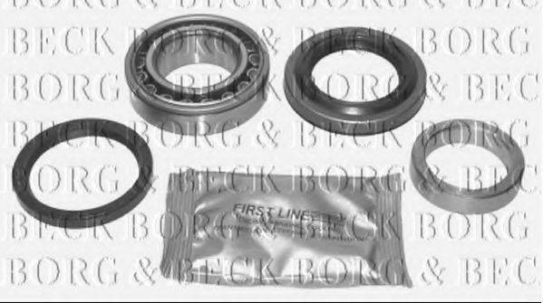 BORG & BECK BWK157 Комплект підшипника маточини колеса