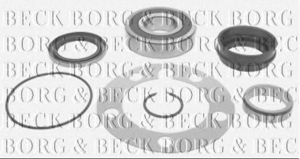 BORG & BECK BWK232 Комплект підшипника маточини колеса