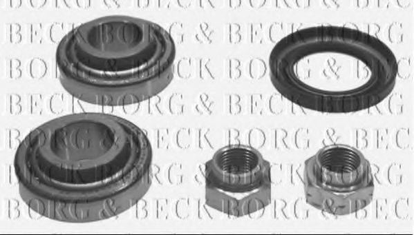 BORG & BECK BWK648 Комплект підшипника маточини колеса