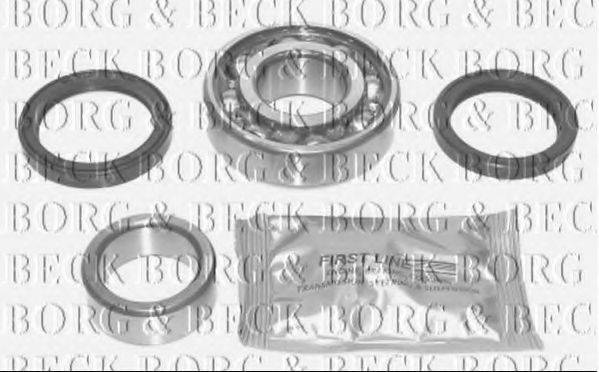 BORG & BECK BWK667 Комплект підшипника маточини колеса