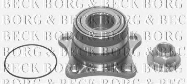 BORG & BECK BWK668 Комплект підшипника маточини колеса