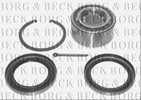 BORG & BECK BWK676 Комплект підшипника маточини колеса