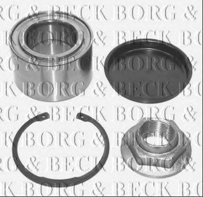 BORG & BECK BWK887 Комплект підшипника маточини колеса