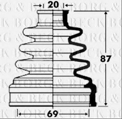 BORG & BECK BCB2858