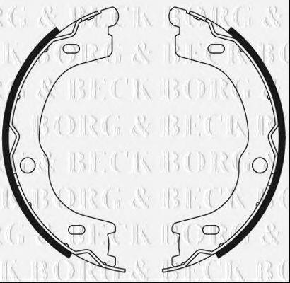 BORG & BECK BBS6499 Комплект гальмівних колодок