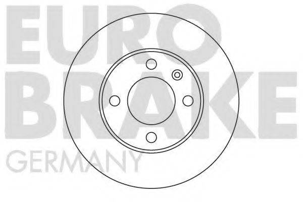 EUROBRAKE 5815204754 гальмівний диск