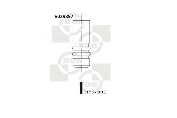 BGA V029397 Впускний клапан