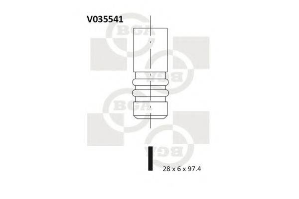 BGA V035541 Впускний клапан