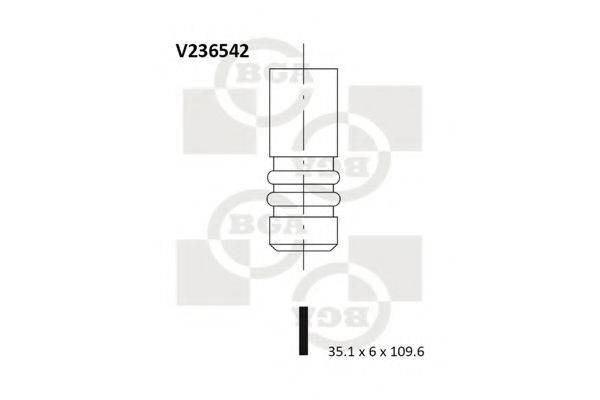 BGA V236542 Впускний клапан