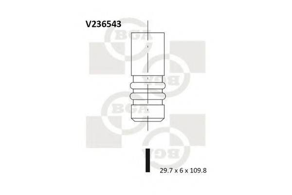 BGA V236543 Випускний клапан