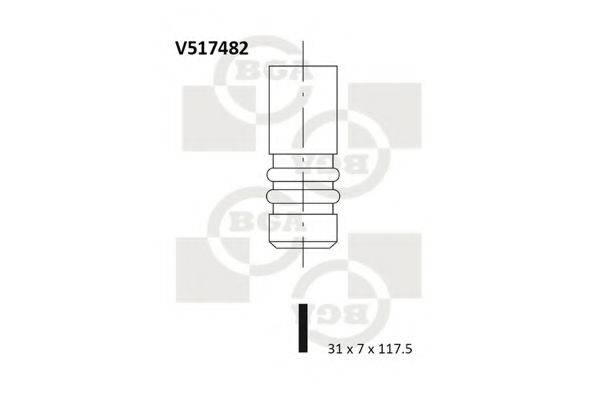 BGA V517482 Випускний клапан