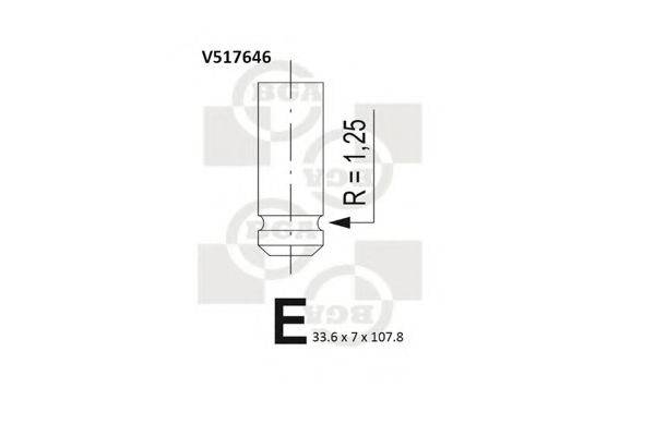 BGA V517646 Випускний клапан