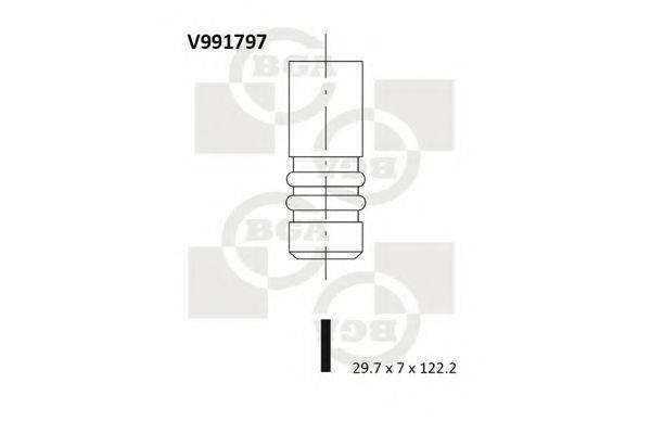 BGA V991797 Впускний клапан