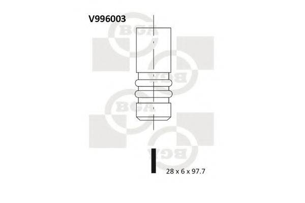 BGA V996003 Випускний клапан