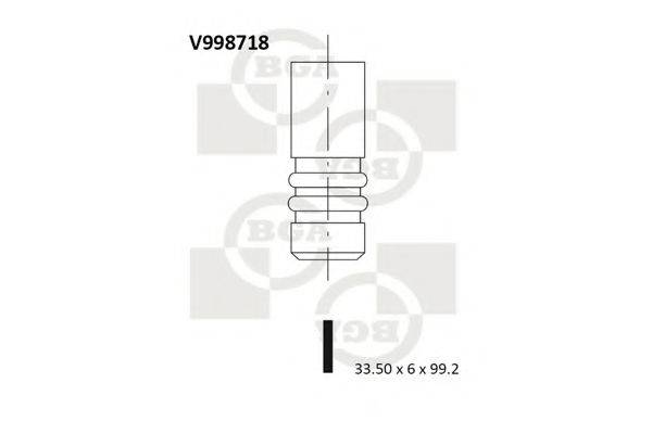 BGA V998718 Впускний клапан