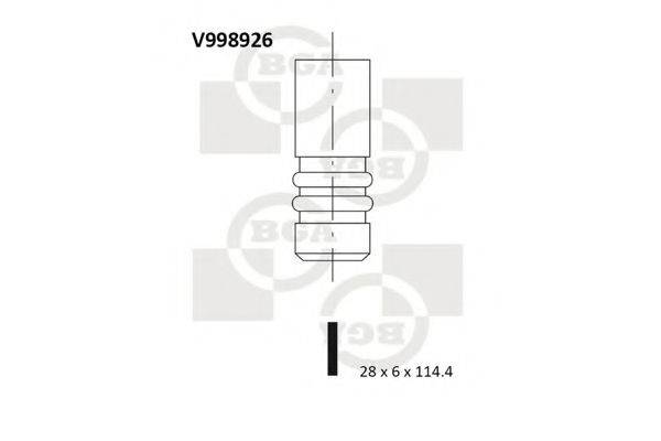 BGA V998926 Впускний клапан