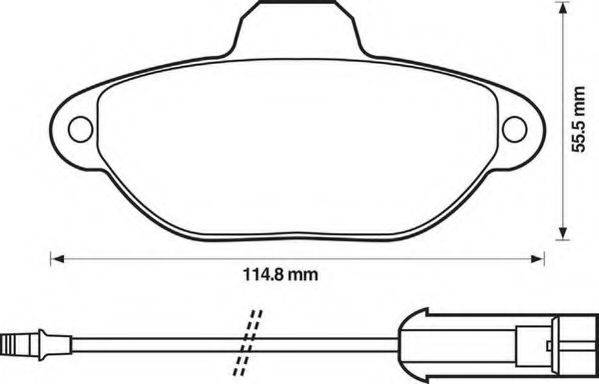 BREMBO DP23013 Комплект гальм, дисковий гальмівний механізм