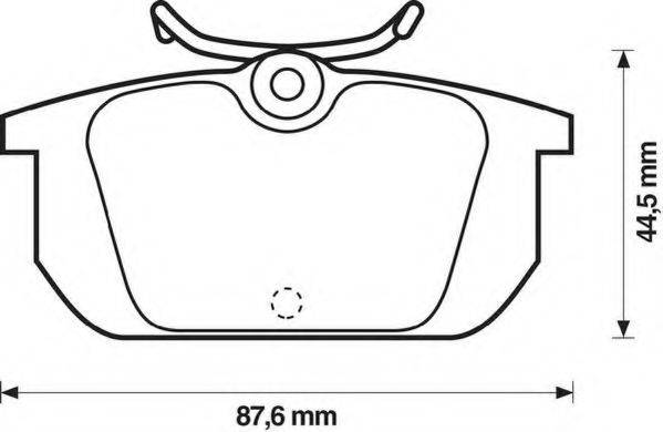 BREMBO DP23006 Комплект гальм, дисковий гальмівний механізм