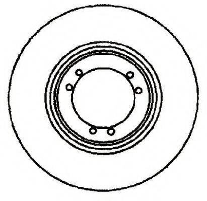 BENDIX 561051B гальмівний диск