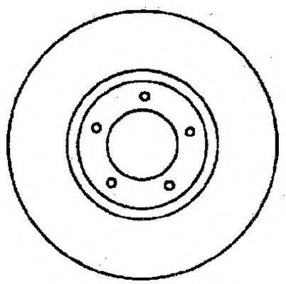 BRAKE ENGINEERING DI933731 гальмівний диск