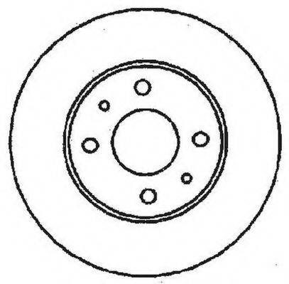 LANCIA 7663495 гальмівний диск