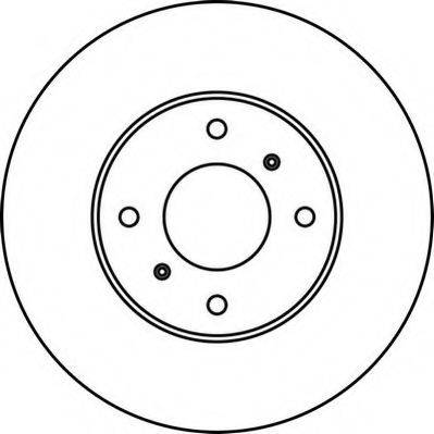 NISSAN 402067J101 гальмівний диск