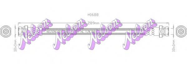 BROVEX-NELSON H1688 Гальмівний шланг
