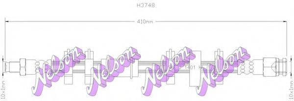 BROVEX-NELSON H3748 Гальмівний шланг