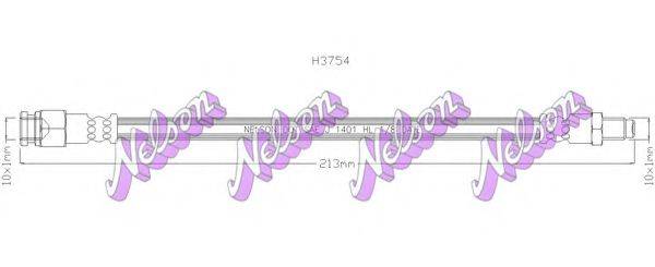 BROVEX-NELSON H3754 Гальмівний шланг